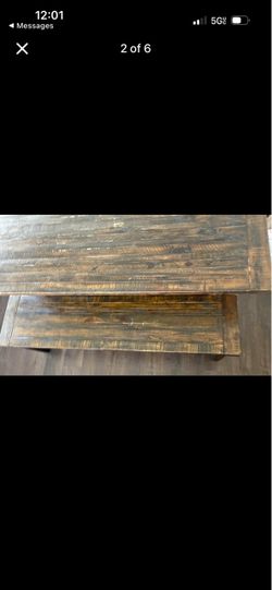 Dinning table and console