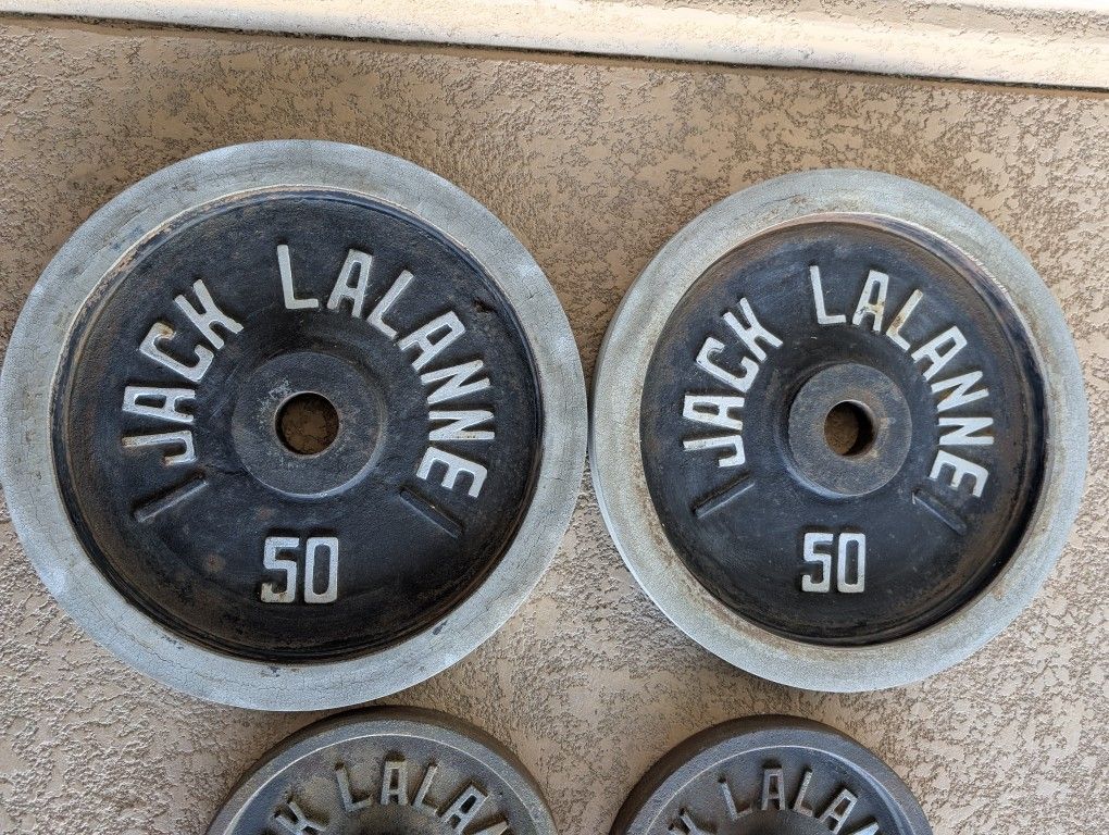 1980s Jack Lalane Olympic Weight Set