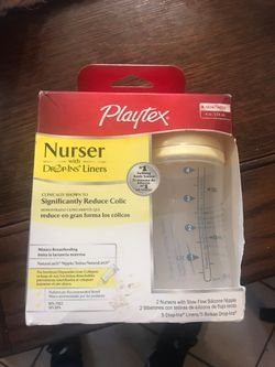 Playtex bottles with drop ins liners
