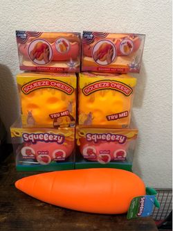 New Squeezy Hot Dog, Peach, Cheese & Carrot