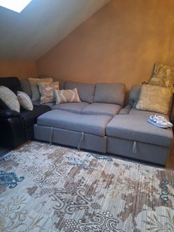 Bobs furniture,  sectional,
