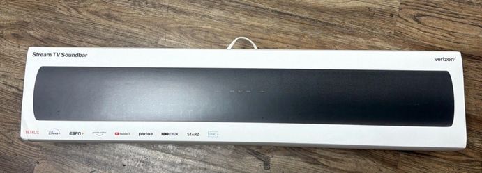 Verizon Stream TV Soundbar with Bang & Olufsen Audio Black - New never opened