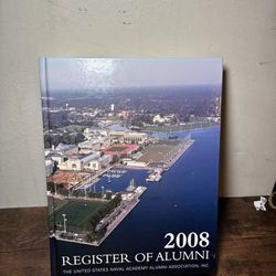 US Naval Academy REGISTER OF ALUMNI 2008 Hardback Book with CD