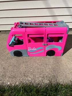 Barbie Dream Camper With Pop Up Roof/Slide