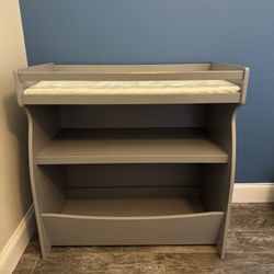 Gray Changing Table 