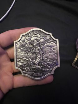 Vintage 1976 Coca-cola Brass Belt Buckle 