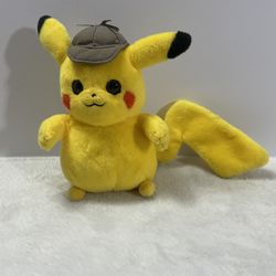 Pokemon Detective Pikachu Movie Plush Stuffed Animal Toy Friend 8" Nintendo WCT