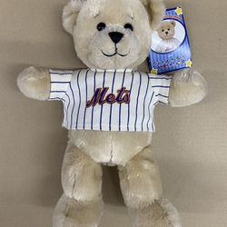 Build A Bear New York Mets Teddy SGA Shea Citi Field Promo Baseball NY Plush MLB