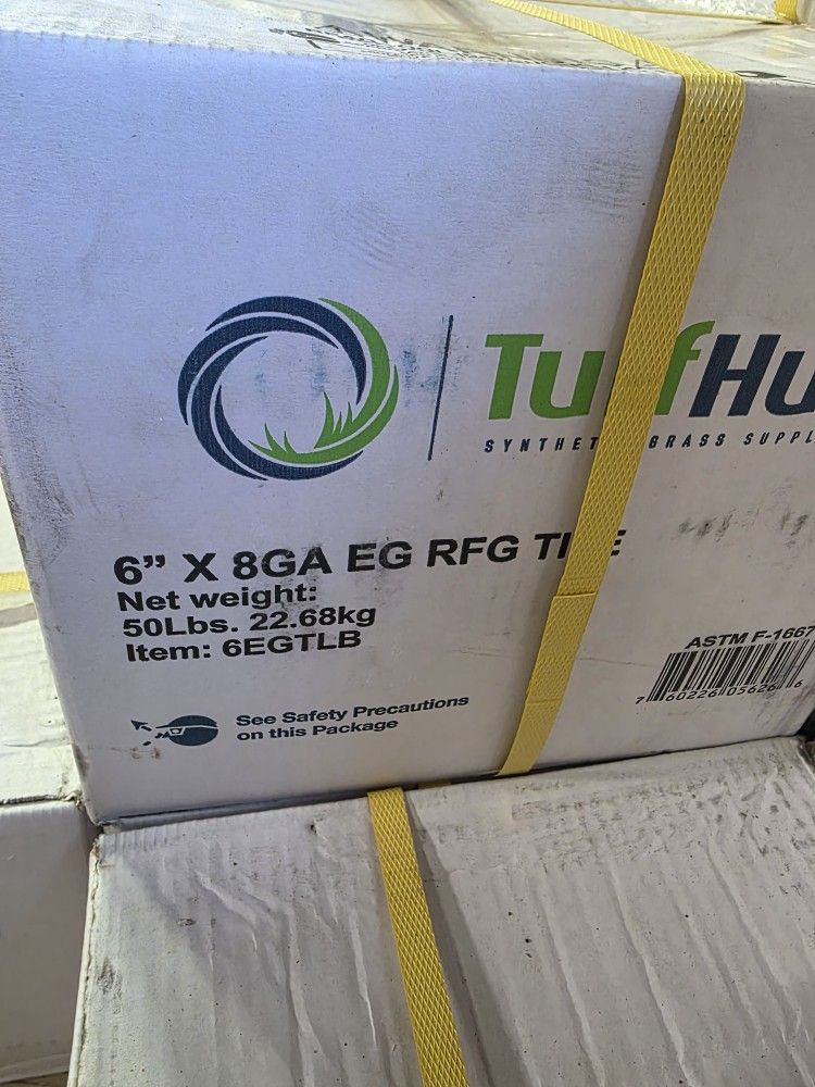 🔩  6” Galvanized Turf Nails - Strong & Reliable –