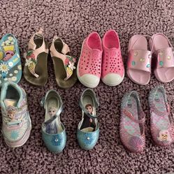 Lot Of Toddler Girl Shoes 