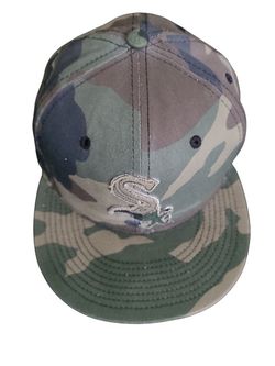 NEW RARE Chicago White Sox MLB  New Era 59FIFTY Fitted Camouflage Hat Size 7 3/8