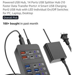 14 Port USB Hub