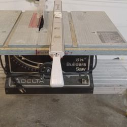 Delta 8-1/4" Builders Table Saw