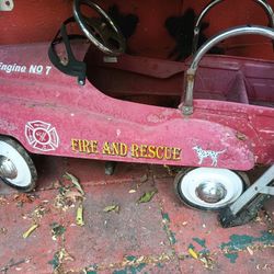 Firetruck Peddle Car