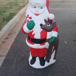 Christmas Holiday Plastic Blow Mold Decor 