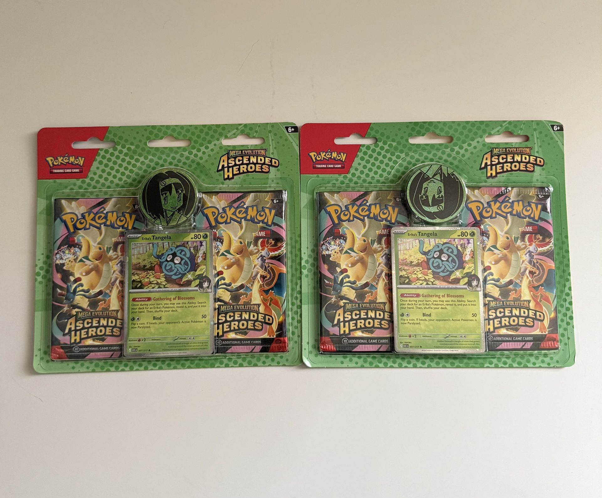 Pokemon Ascended Heroes Erika 2 Pack Blister