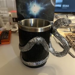 Brand new Vintage Snake Design Stainless Steel Mug 