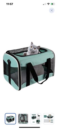 “ New”pet carrier (sz XL) breathable collapsable