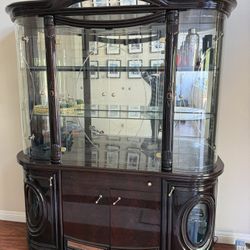 Dining Hutch Glass Cabinet