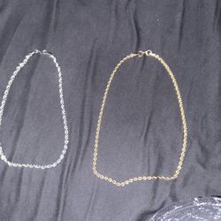 Gold And Silver Rope Chain