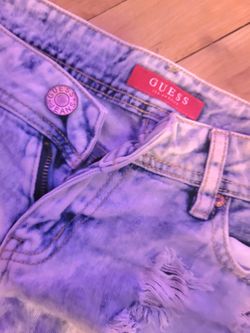 Distressed shorts