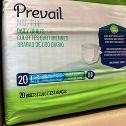 Adult Large Briefs Diapers $10 New