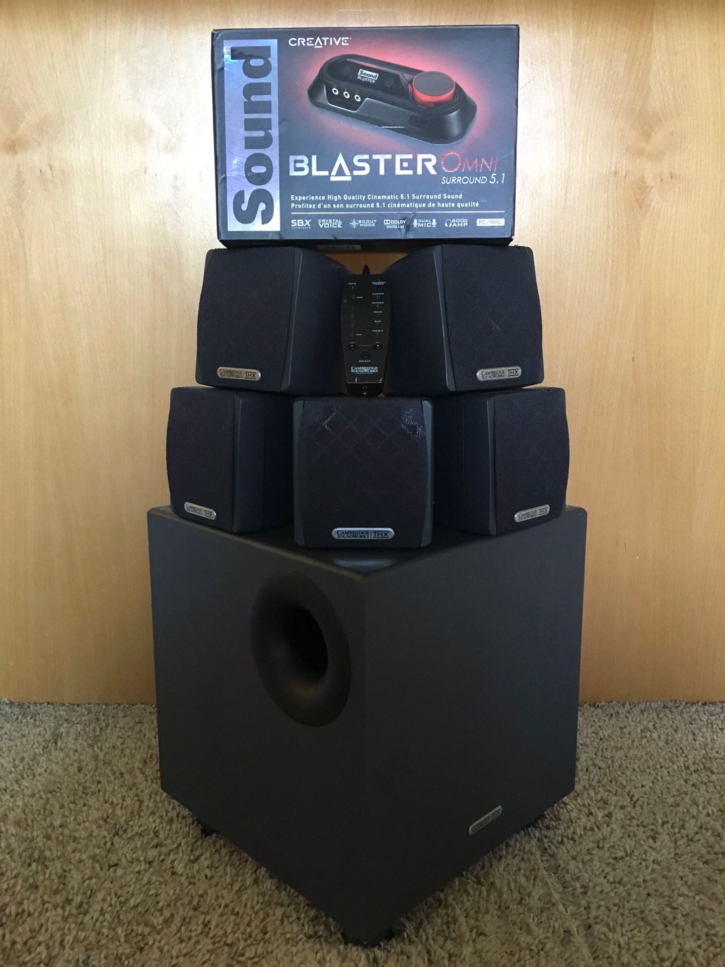 Creative MegaWorks THX 5.1 550 Surround Sound System
