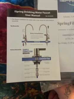 Reverse osmosis drinking water system