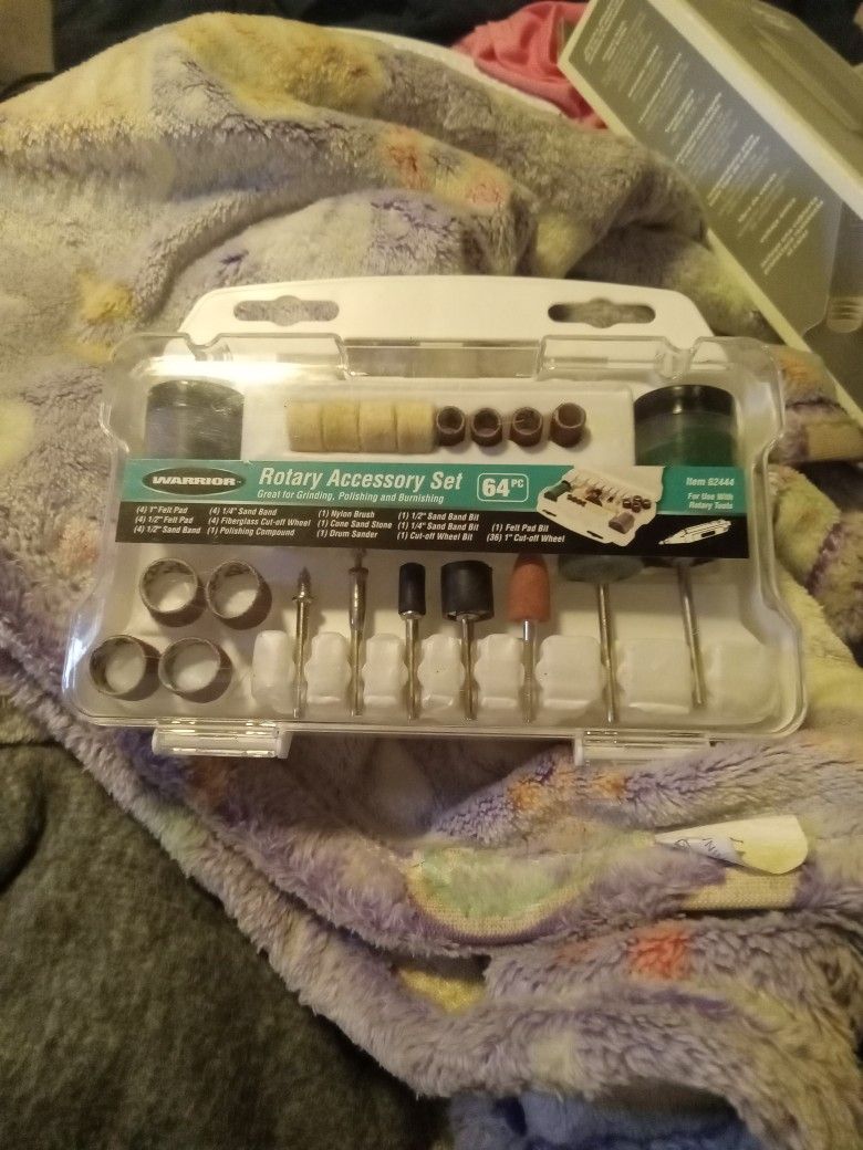 Warrior Rotary Accessory Set 64 Piece