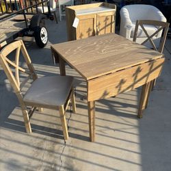 TORINO GRY WSH 3 PC DROP LEAF DINING