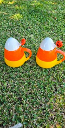 Candy corn mugs