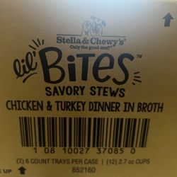 New In Case Dog Food Stella ChewysLittle Bites Chicken Turkey