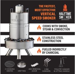 The Halftime Smoker - Smoked Perfection in Half the Time