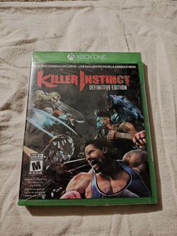 Killer Instinct: Definitive Edition OOP XBOX ONE RARE NEW Sealed Out Of Print 
