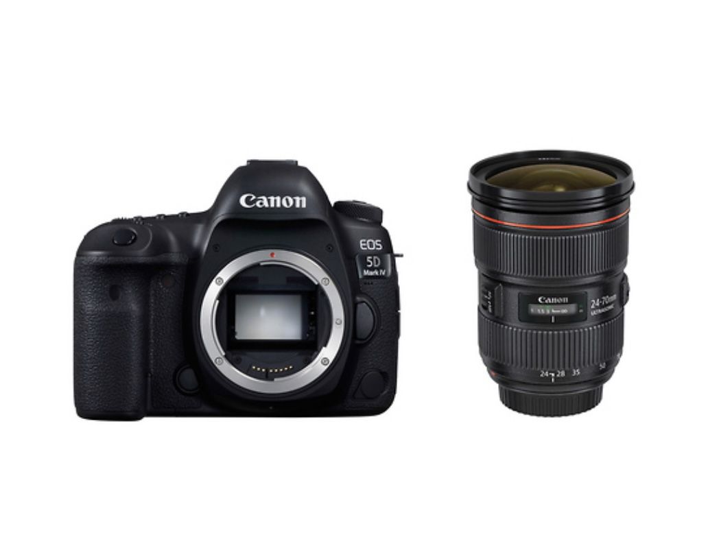 CANON EOS 5D Mark IV Digital SLR w EF 24-70mm Lens