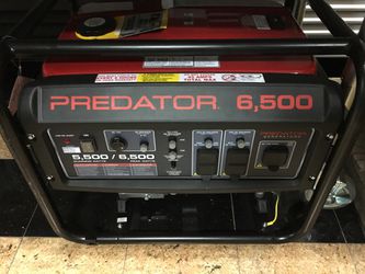 Predator 6,500 Watt Generator New