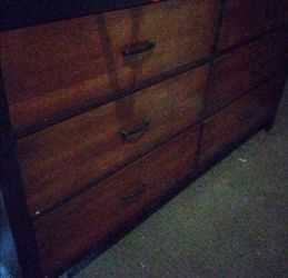 Brown dresser