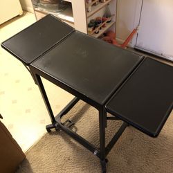 Typing Table With Fold Down Sides