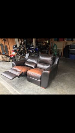 Leather couch