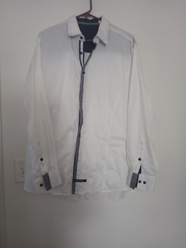 Men's Dress Shirt Size L