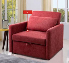 RED SOFABED CHAIR CLOSEOUT SALE!