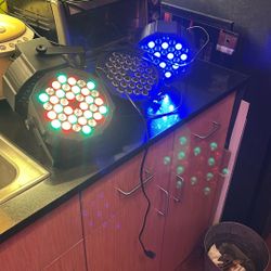 4 led par lights
