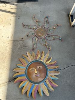 2 Garden decor - metal