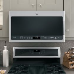 GE Profile™ 2.1 Cu. Ft. Over-the-Range Sensor Microwave Oven