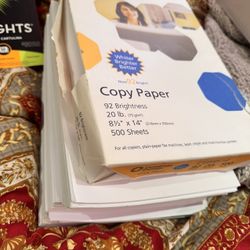 Legal Size Copy Paper Some  Loose
