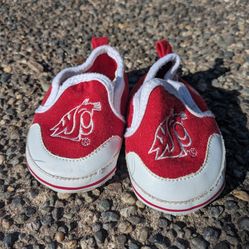 WSU Cougars 9-12 Month Infant Booties