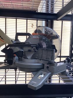 Ridgid Corded 10” Single Bevel Compound Miter Saw $200