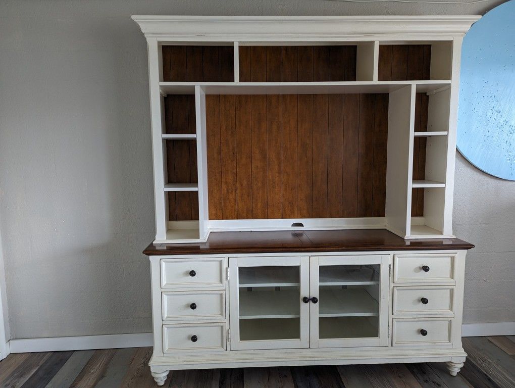 Solid Hardwood Entertainment Center