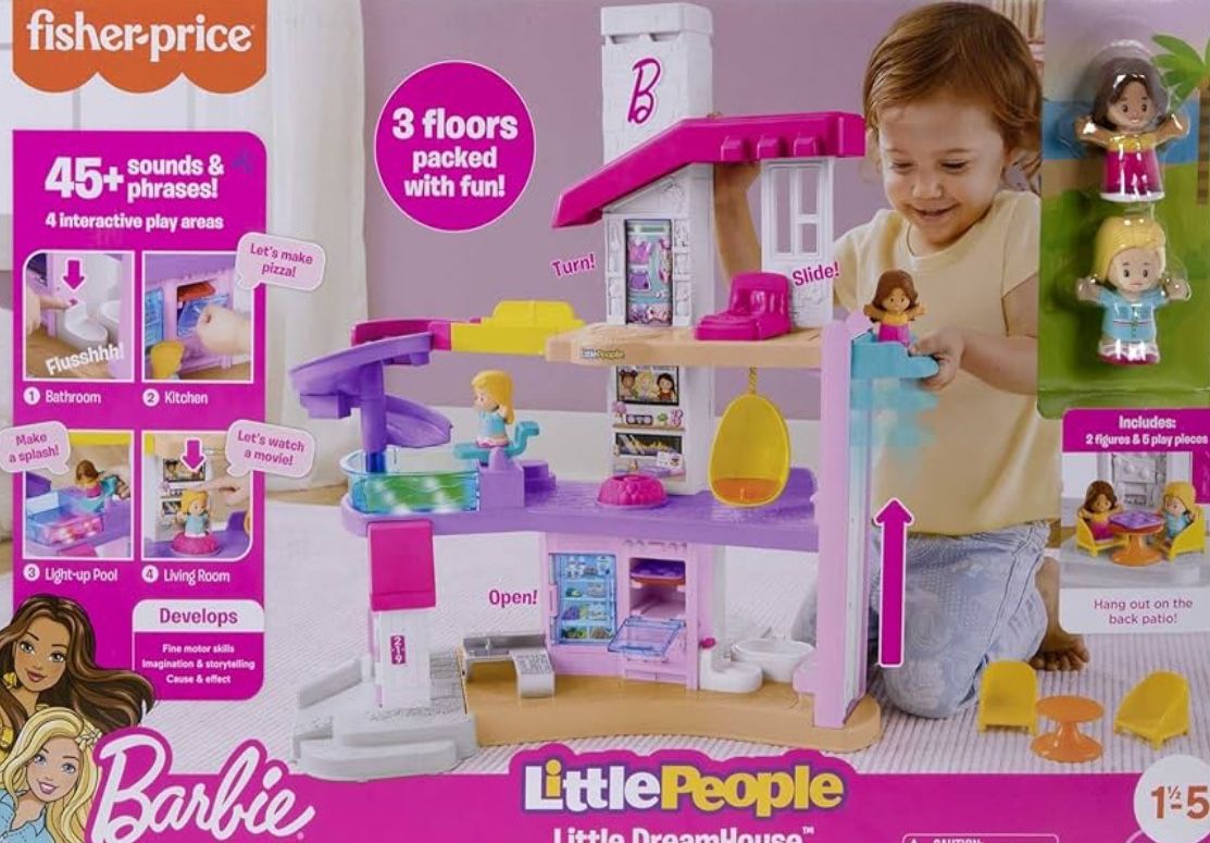 Fisher-Price Little People Barbie Little Dreamhouse playset
