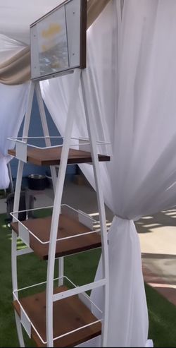 Stand Display Available /Ladder Shelf - 4 shelfs $75